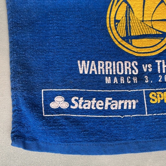 Golden State Warriors Splash Towel March 3rd 2016 Game - Picture 3 of 9